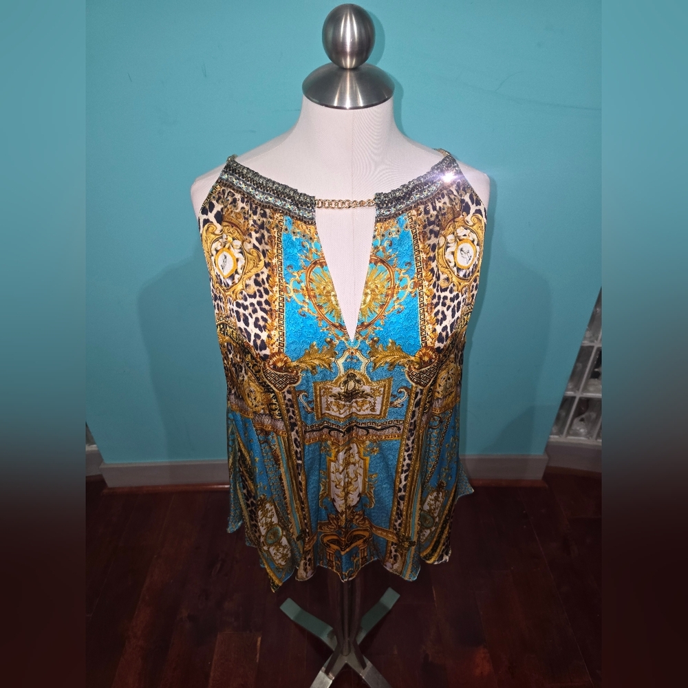 Camilla Flared Cami with Neck Tie
Dripping in Decadence Size Medium